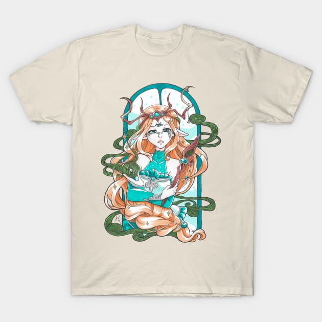 Herbalist magician T-Shirt by Carla S.D.